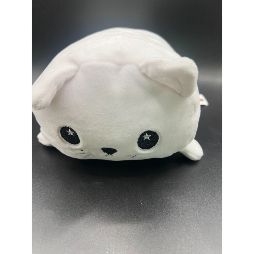 Moosh-Moosh White Cat 8'' Soft Plush Stuffed Animal